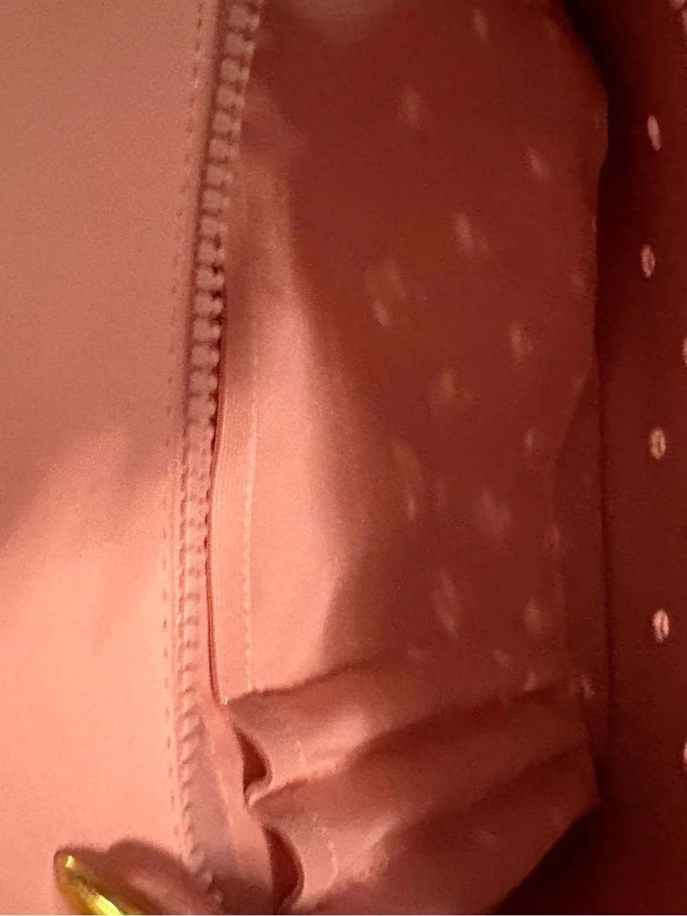 CROCS Pink Backpack with Rose Gold Slip-On Shoes